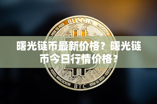 曙光链币最新价格？曙光链币今日行情价格？第1张-币家园