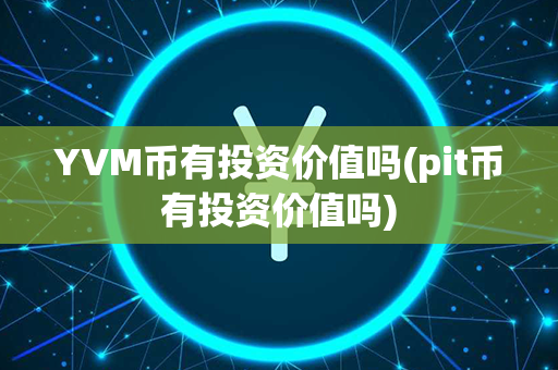 YVM币有投资价值吗(pit币有投资价值吗)