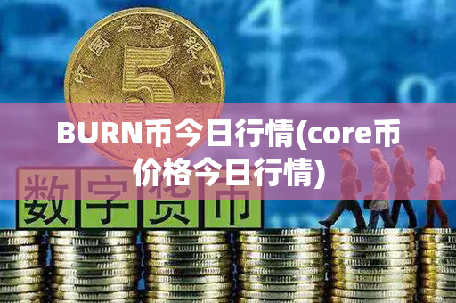 BURN币今日行情(core币价格今日行情)第1张-币家园