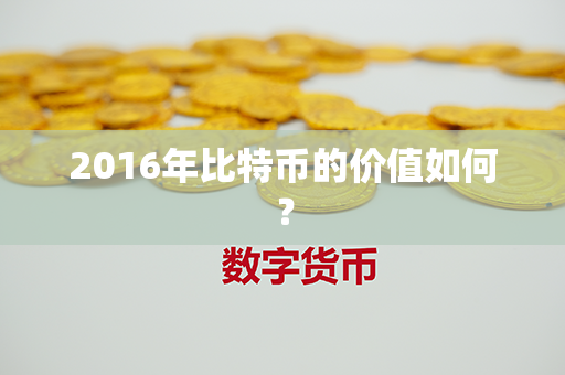 2016年比特币的价值如何？第1张-币家园