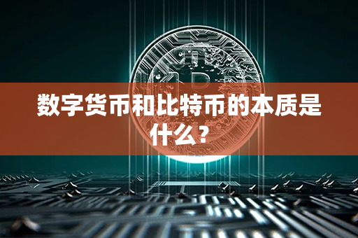 数字货币和比特币的本质是什么？