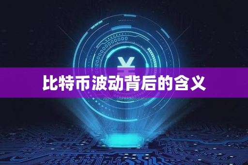 比特币波动背后的含义