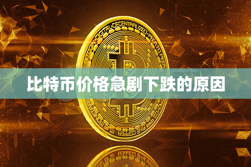 比特币价格急剧下跌的原因