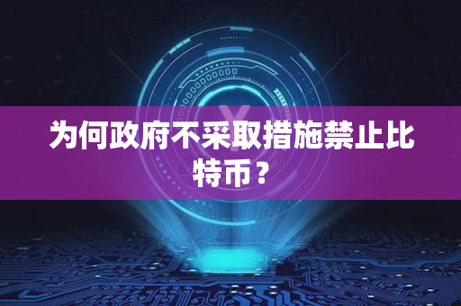 为何政府不采取措施禁止比特币？