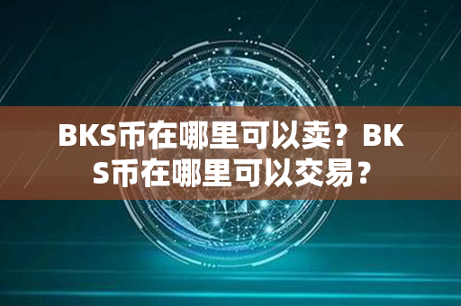 BKS币在哪里可以卖？BKS币在哪里可以交易？