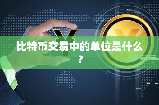 比特币交易中的单位是什么？