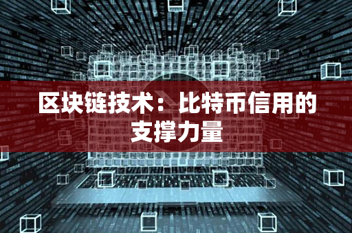 区块链技术：比特币信用的支撑力量