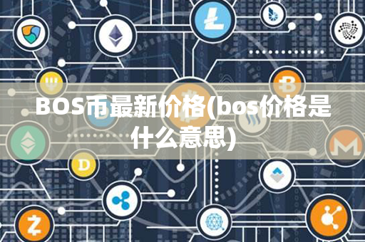 BOS币最新价格(bos价格是什么意思)