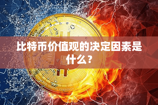 比特币价值观的决定因素是什么？