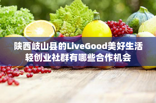 陕西岐山县的LiveGood美好生活轻创业社群有哪些合作机会