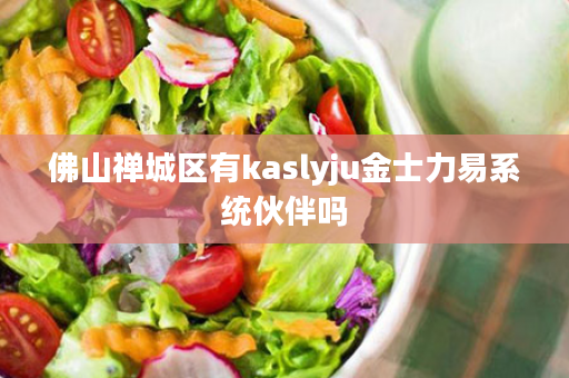 佛山禅城区有kaslyju金士力易系统伙伴吗