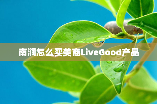 南涧怎么买美商LiveGood产品