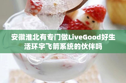 安徽淮北有专门做LiveGood好生活环宇飞箭系统的伙伴吗