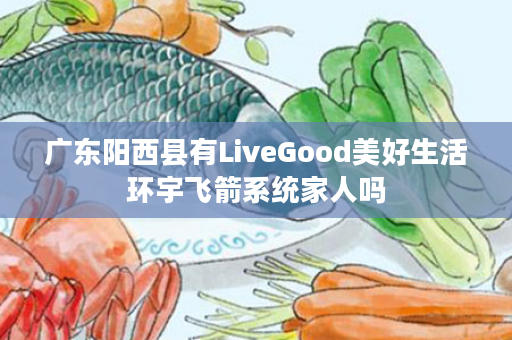 广东阳西县有LiveGood美好生活环宇飞箭系统家人吗