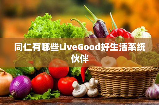 同仁有哪些LiveGood好生活系统伙伴