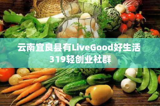 云南宜良县有LiveGood好生活 319轻创业社群