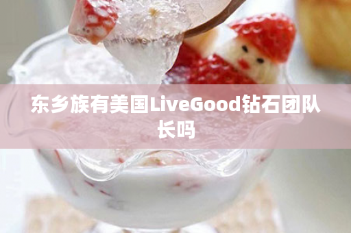 东乡族有美国LiveGood钻石团队长吗