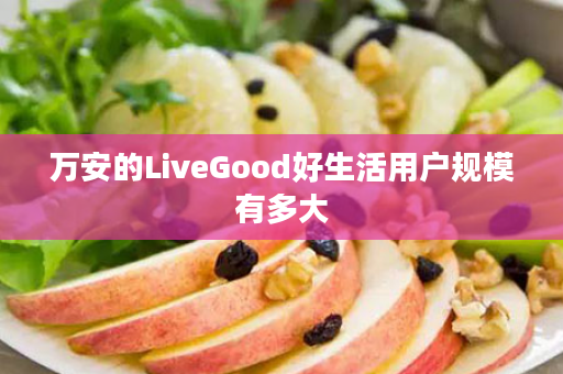 万安的LiveGood好生活用户规模有多大